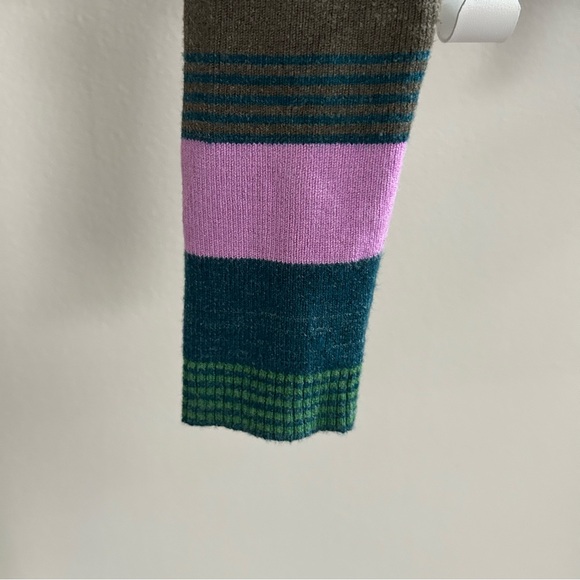 Free People cropped half zip striped sweater - Picture 6 of 9